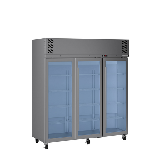 Williams Pearl HP3GSHC - 3 Door Stainless Steel Upright Display Fridge 1825mm 1510L