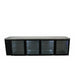 Williams Boronia HB4UGBHC / HB4RGB - 4 Door Black Colorbond Undercounter Display Fridge 2775mm 760L