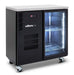 Williams Cameo Mini HCM4UGBHC - 4 Door Black Colorbond Undercounter Display Fridge 2537mm