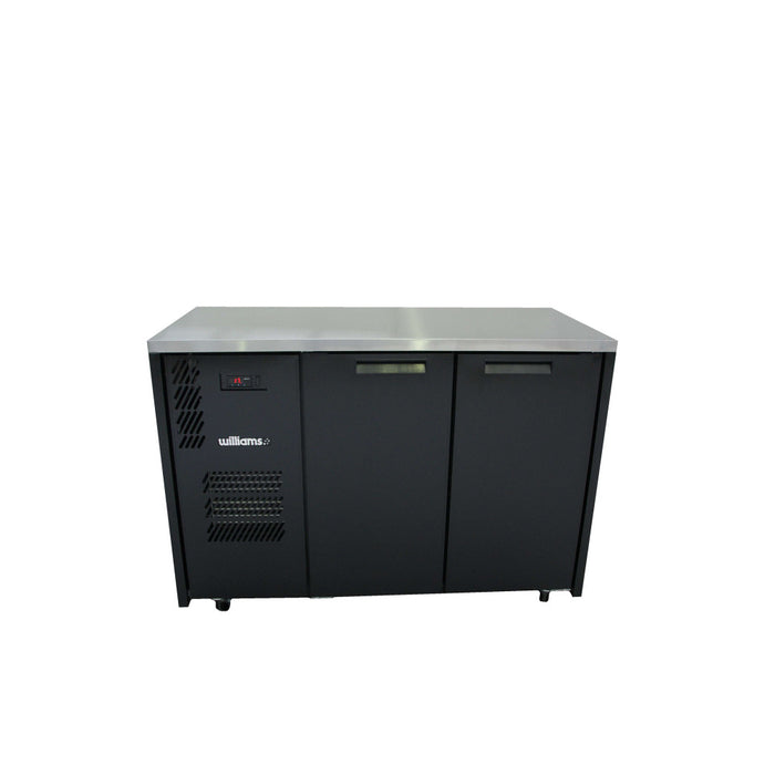 Williams Cameo HC1USB / HC1RSB - 1 Door Black Colorbond Undercounter Display Fridge 977mm 200L