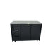 Williams Cameo HC2USBHC / HC2RSB - 2 Door Black Colorbond Undercounter Display Fridge 1497mm 420L