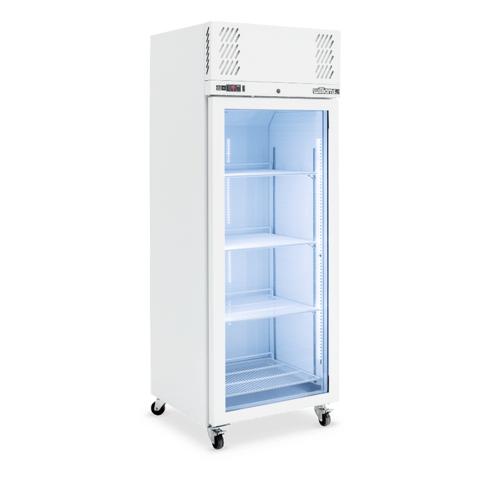 Williams Pearl LP1GWHC - 1 Door White Colorbond Upright Display Freezer 740mm 520L