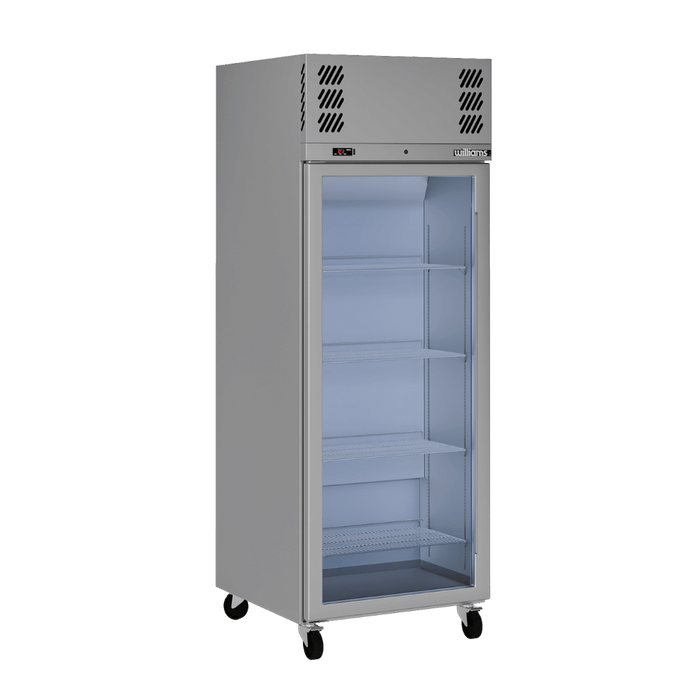 Williams Pearl LP1GSHC - 1 Door Stainless Steel Upright Display Freezer 740mm 520L