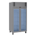 Williams Pearl HPR2GSHC - Slim 2 Door Stainless Steel Upright Display Fridge 1000mm 750L