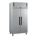 Williams Pearl HPR2SSHC - Slim 2 Door Stainless Steel Upright Storage Fridge 1000mm 750L