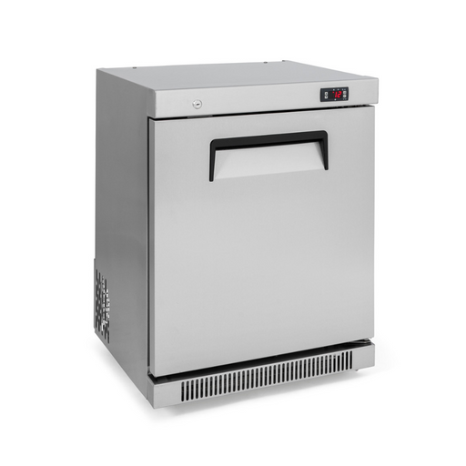 Williams Topaz Compact HTM1SSHC - 1 Door Counter Stainless Steel Compact Solid Door Fridge 600mm 120L