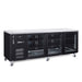 Williams Boronia HB3UGBHC / HB3RGB - 3 Door Black Colorbond Undercounter Display Fridge 2189mm 560L