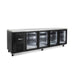 Williams Cameo Mini HCM4UGBHC - 4 Door Black Colorbond Undercounter Display Fridge 2537mm