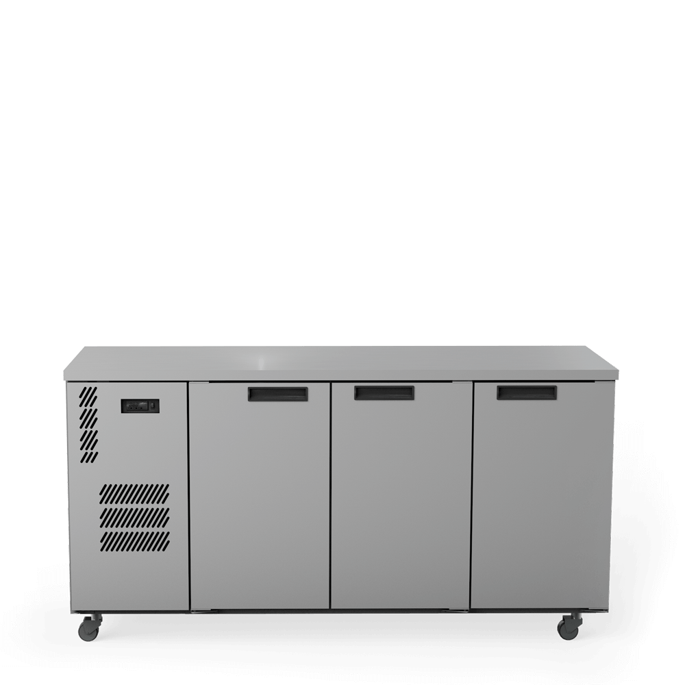 Williams Cameo HC3USSHC / HC3RSS - 3 Door Stainless Steel Undercounter Display Fridge 2017mm 640L