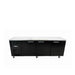 Williams Boronia HB3USBHC / HB3RSB - 3 Door Black Colorbond Undercounter Display Fridge 2189mm 560L