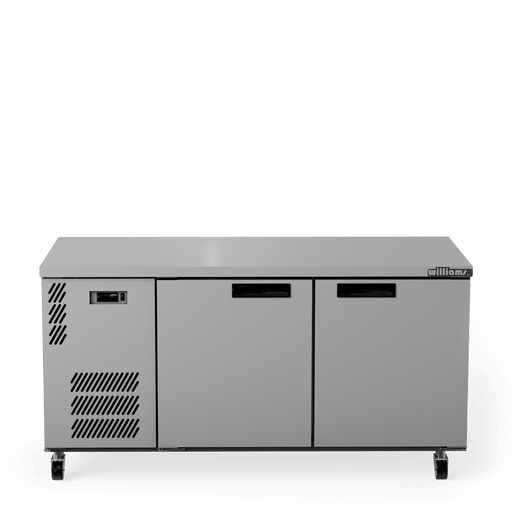 Williams Boronia HB2USSHC / HB2RSS - 2 Door Stainless Steel Undercounter Display Fridge 1603mm 360L