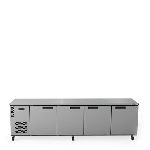 Williams Boronia HB4USSHC / HB4RSS - 4 Door Stainless Steel Undercounter Display Fridge 2775mm 760L