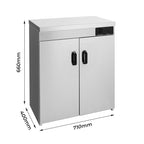 Elementry PW-DE - Plate Warmer Cabinet, Double, 120 Plates - image 2