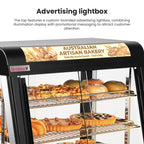Benchstar PW-RT/380/TGE - Pie Warmer and Hot Food Display, 40 Pies - image 5