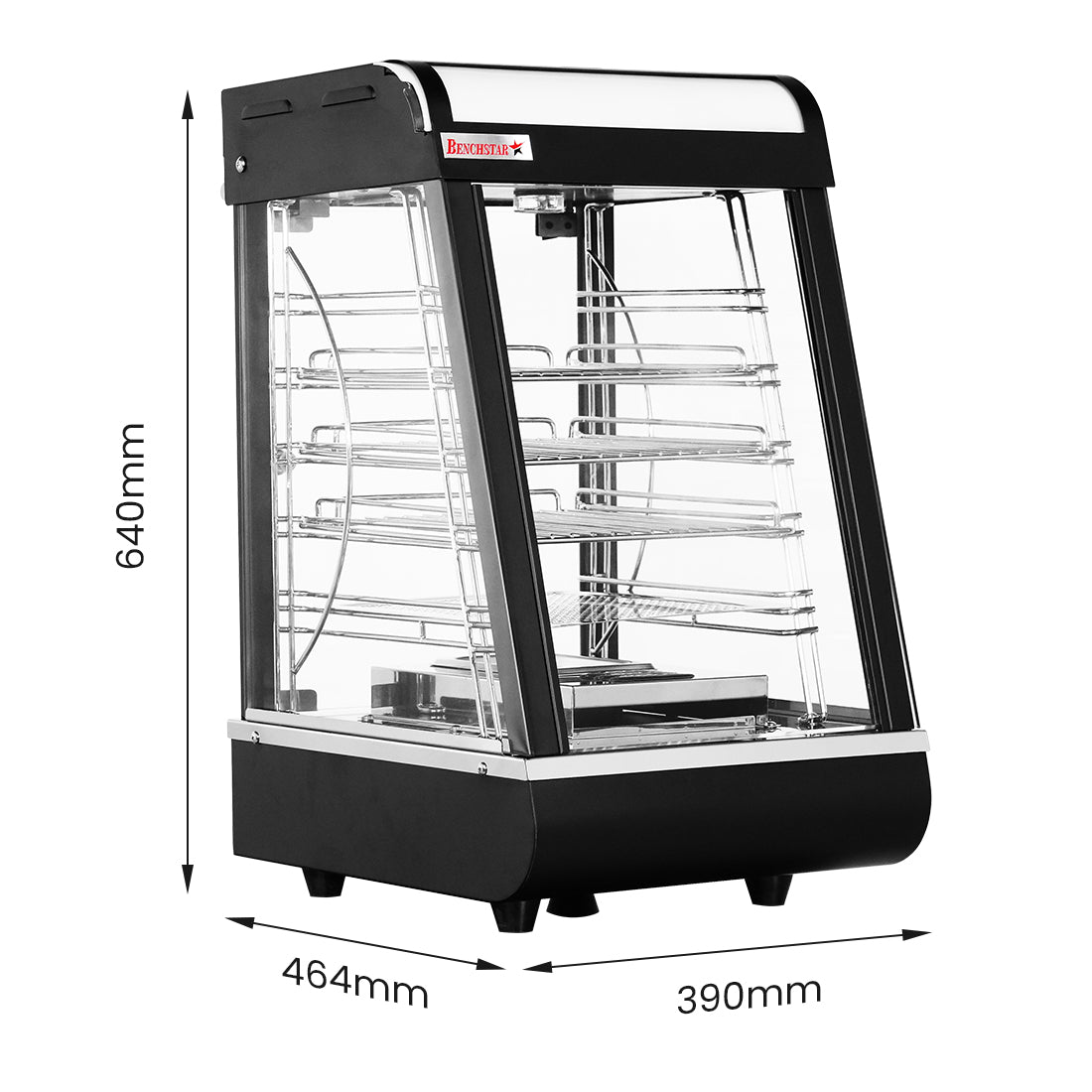Benchstar PW-RT/380/TGE - Pie Warmer and Hot Food Display, 40 Pies - image 2