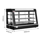 Benchstar PW-RT/900/1E - Pie Warmer and Hot Food Display, 3 Shelves, 900mm - image 2
