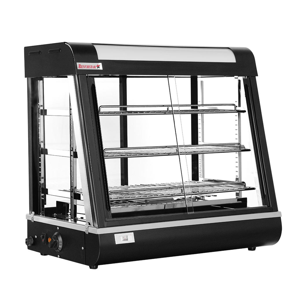 Benchstar PW-RT/660/TGE - Pie Warmer and Hot Food Display, 3 Shelves, 660mm - image 9