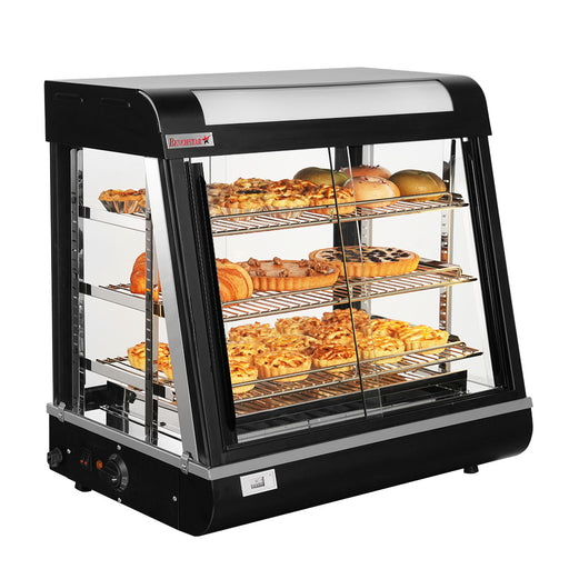 Benchstar PW-RT/660/TGE - Pie Warmer and Hot Food Display, 3 Shelves, 660mm