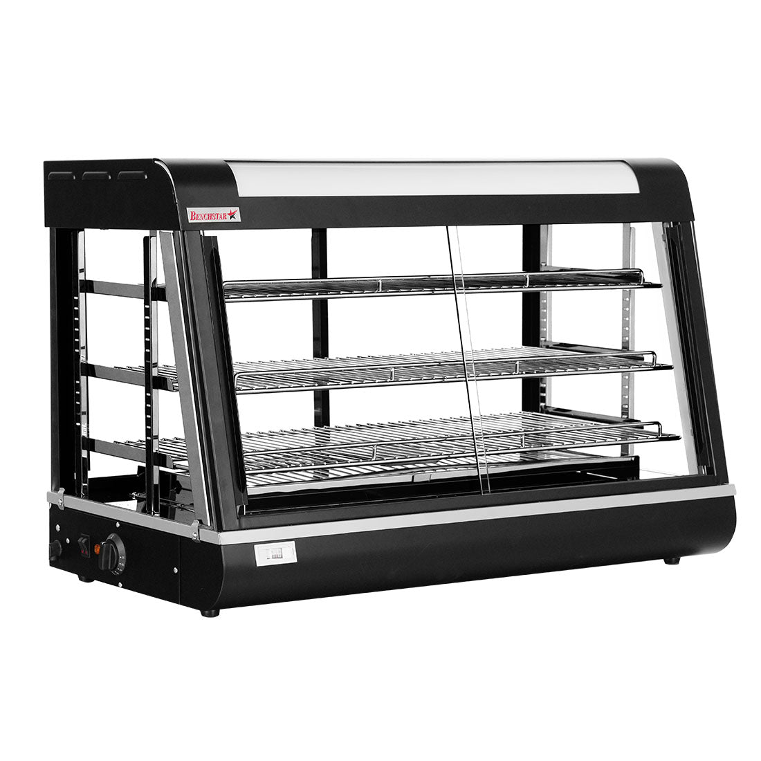 Benchstar PW-RT/900/1E - Pie Warmer and Hot Food Display, 3 Shelves, 900mm - image 11