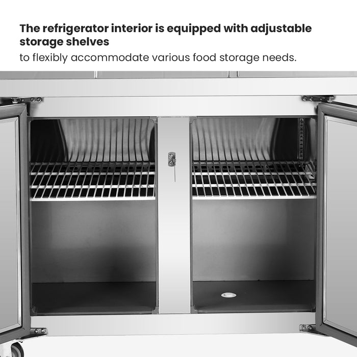 FED Thermaster PWB150 - Three Door Deluxe Pizza Prep Fridge 1500mm 360L - image 7