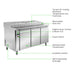 FED Thermaster PWB150 - Three Door Deluxe Pizza Prep Fridge 1500mm 360L - image 3