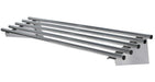 Simco PWS24 - Stainless Steel Pipe Wall Shelf 2400 x 300mm