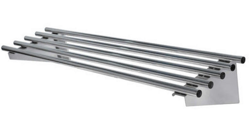 Simco PWS24 - Stainless Steel Pipe Wall Shelf 2400 x 300mm