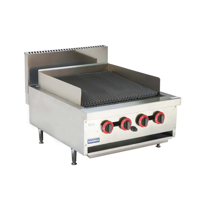 Gasmax QR-24E - 600mm Gas Char Grill Top 4 Burner