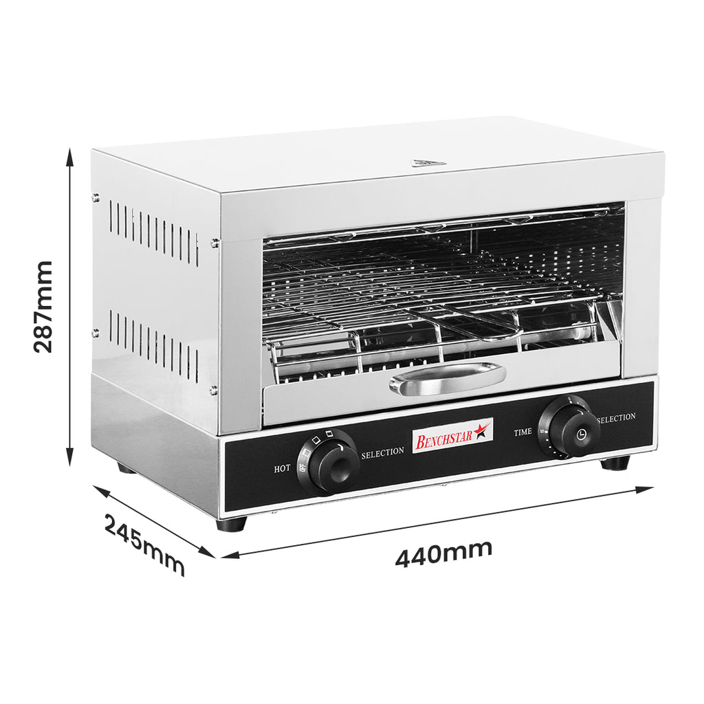 Benchstar QT-1 - Infrared Quartz Toaster Grill with Timer - image 2