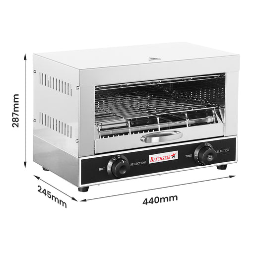 Benchstar QT-1 - Infrared Quartz Toaster Grill with Timer - image 2