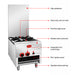 Gasmax RB-1B - Gas Dual Ring Single Burner with Built-in Faucet - image 3