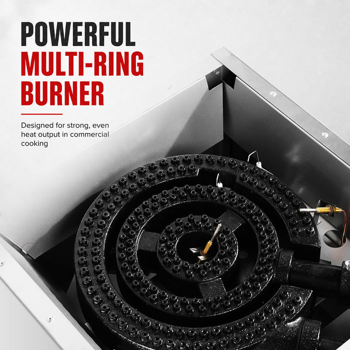 Gasmax RB-1B - Gas Dual Ring Single Burner with Built-in Faucet - image 4