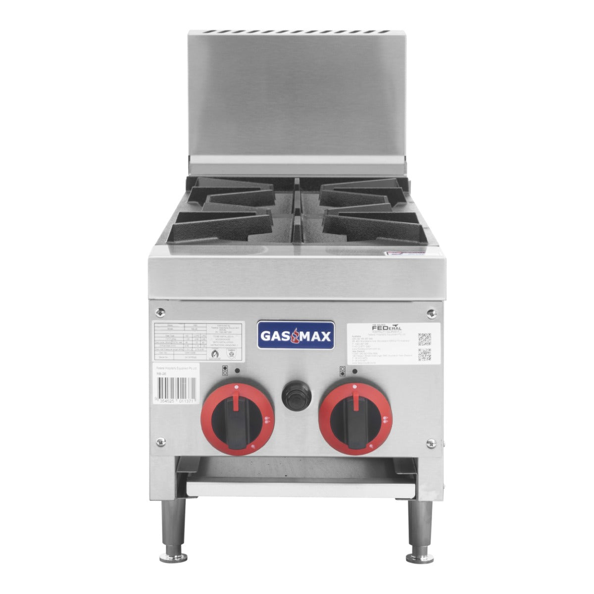 Gasmax RB-2E - 300mm Gas Cooktop 2 Burner