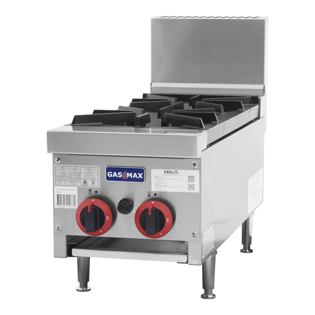 Gasmax RB-2E - 300mm Gas Cooktop 2 Burner - image 3