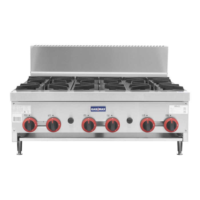 Gasmax RB-6E - 900mm Gas Cooktop 6 Burner