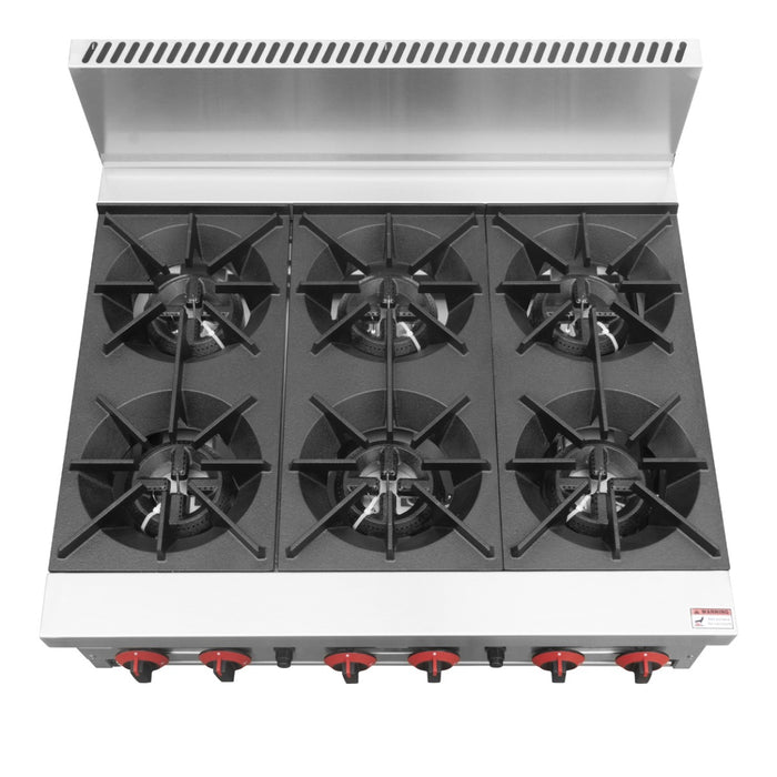 Gasmax RB-6E - 900mm Gas Cooktop 6 Burner - image 5