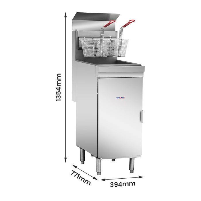 Gasmax RC400E - Superfast 22L 4 Tube Gas Deep Fryer - image 2