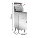 Gasmax RC400E - Superfast 22L 4 Tube Gas Deep Fryer - image 2