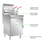 Gasmax RC400TE - Superfast Twin Vat 4 Tube Gas Deep Fryer - image 3