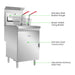 Gasmax RC400TE - Superfast Twin Vat 4 Tube Gas Deep Fryer - image 3