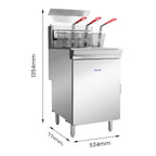 Gasmax RC500E - Superfast 37L 5 Tube Gas Deep Fryer - image 2