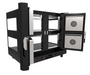 Flexeserve NUE-FZ10D2S51 - Zone Rear Feed Heated Display, 2 Tier Countertop, 1000mm, 15A