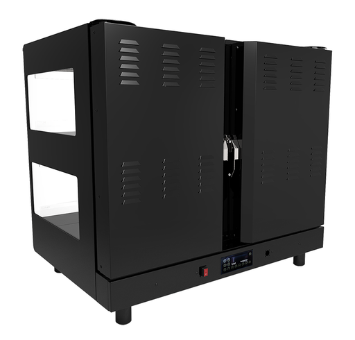 Flexeserve NUE-FZ60R2S51 / NUE-FZ60L2S51 - Zone Rear Feed Heated Display, 2 Tier Countertop, 600mm