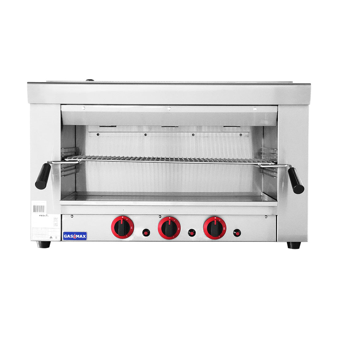 Gasmax REB-02E - Heavy Duty Gas Salamander 3 Infrared Burners