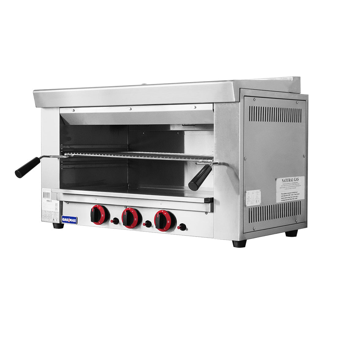 Gasmax REB-02E - Heavy Duty Gas Salamander 3 Infrared Burners - image 8