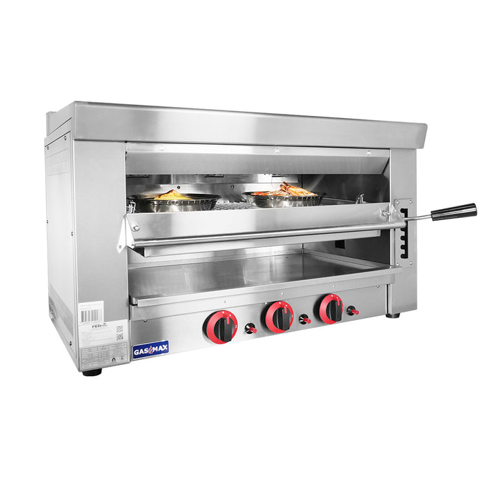 Gasmax REB-03E - Heavy Duty Gas Salamander with Tray Lifting System - image 9