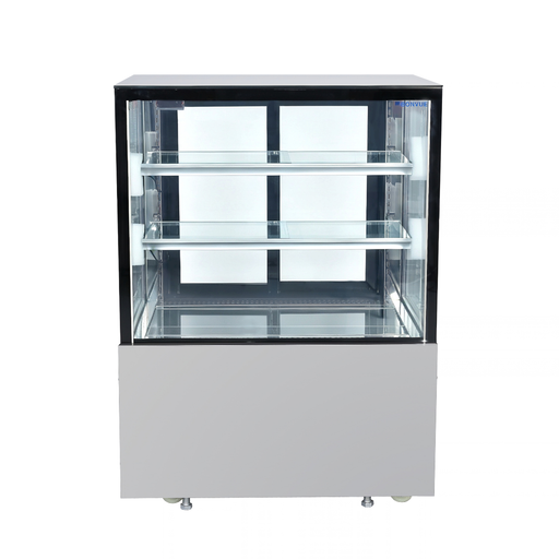 Bonvue FED SC090FA-2XB - 900mm Deluxe Square Glass Cake Display - image 2
