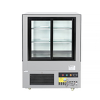 Bonvue FED SC090FA-2XB - 900mm Deluxe Square Glass Cake Display - image 3