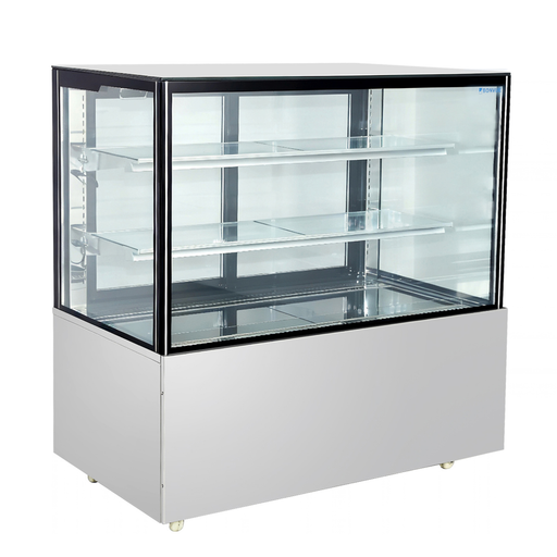 Bonvue FED SC120FA-2XB - 1200mm Deluxe Square Glass Cake Display