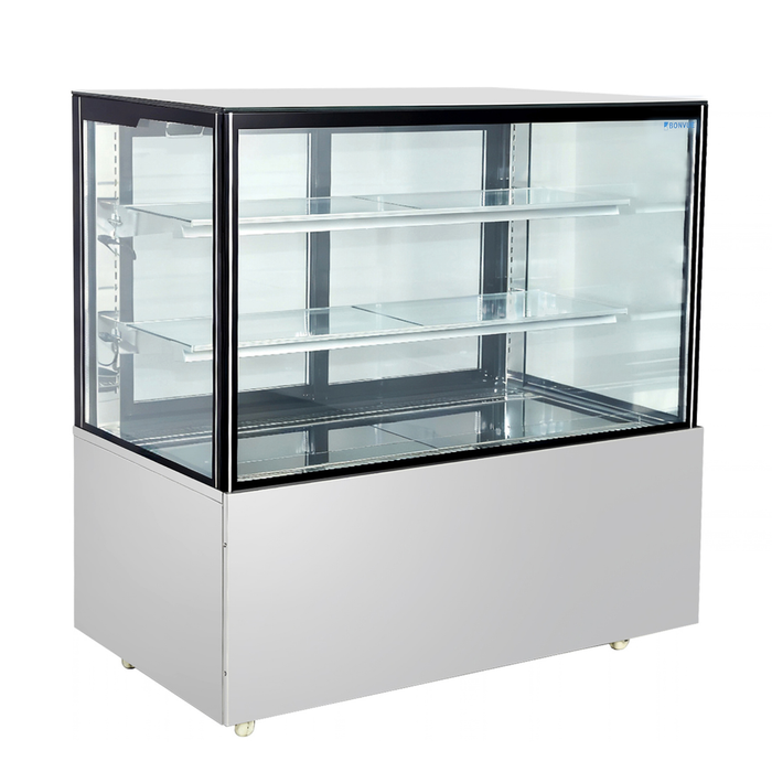 Bonvue FED SC120FA-2XB - 1200mm Deluxe Square Glass Cake Display